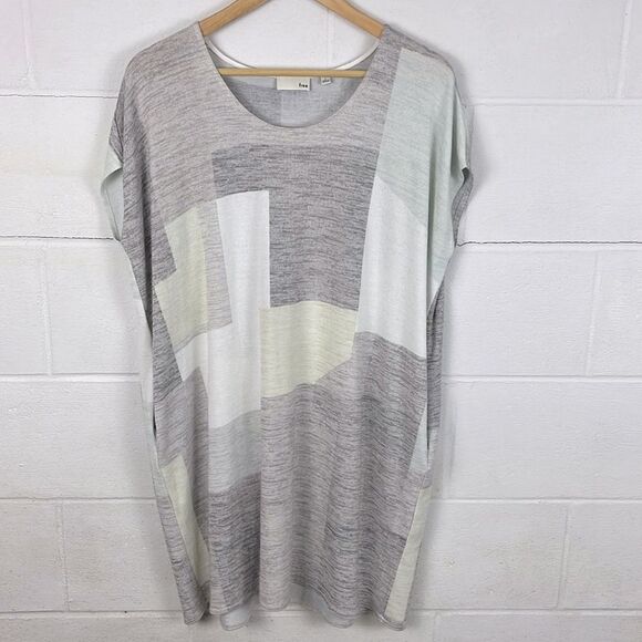 Wilfred Free colorblock tunic shirt dress - Picture 1 of 5